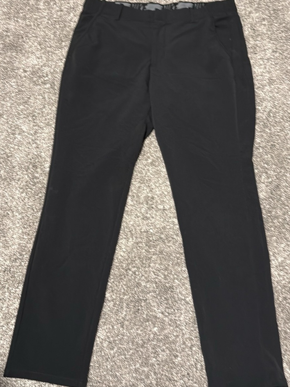 Nike Men's Black Golf Pants - Relaxed Straight Fit 34x30
